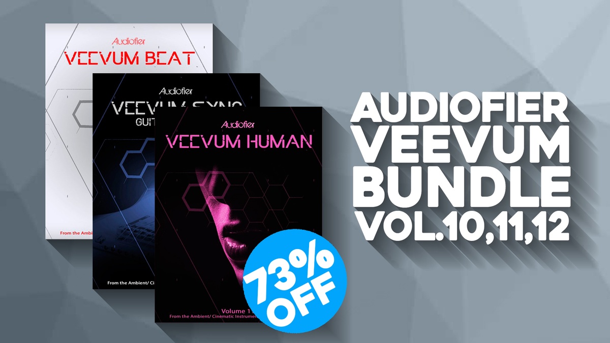 Save 73% on Veevum Bundle by Audiofier (Vol. 10, 11 & 12)