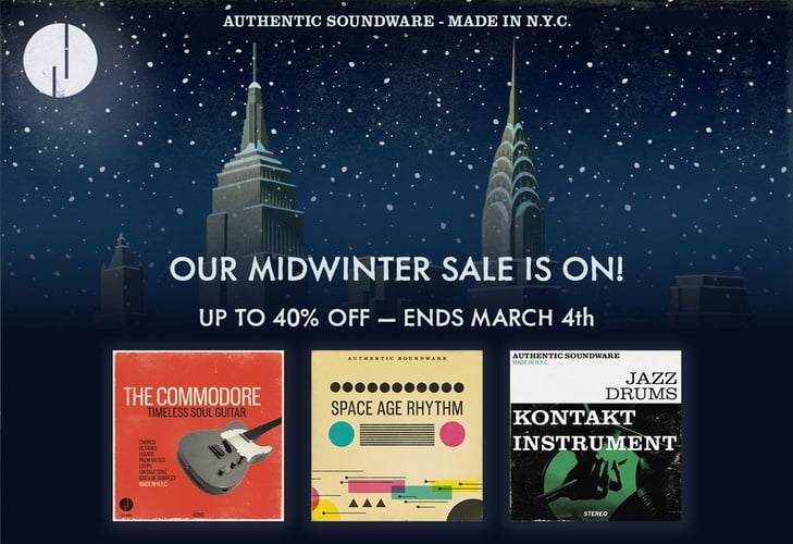 Authentic Soundware Midwinter Sale: Save up to 40% on Kontakt libraries