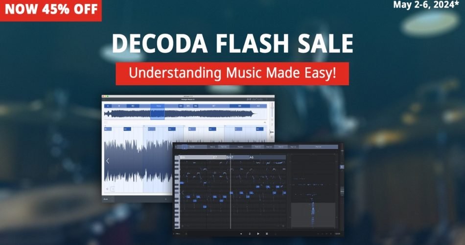 Save 45% on zplane’s deCoda software that decodes any song in seconds