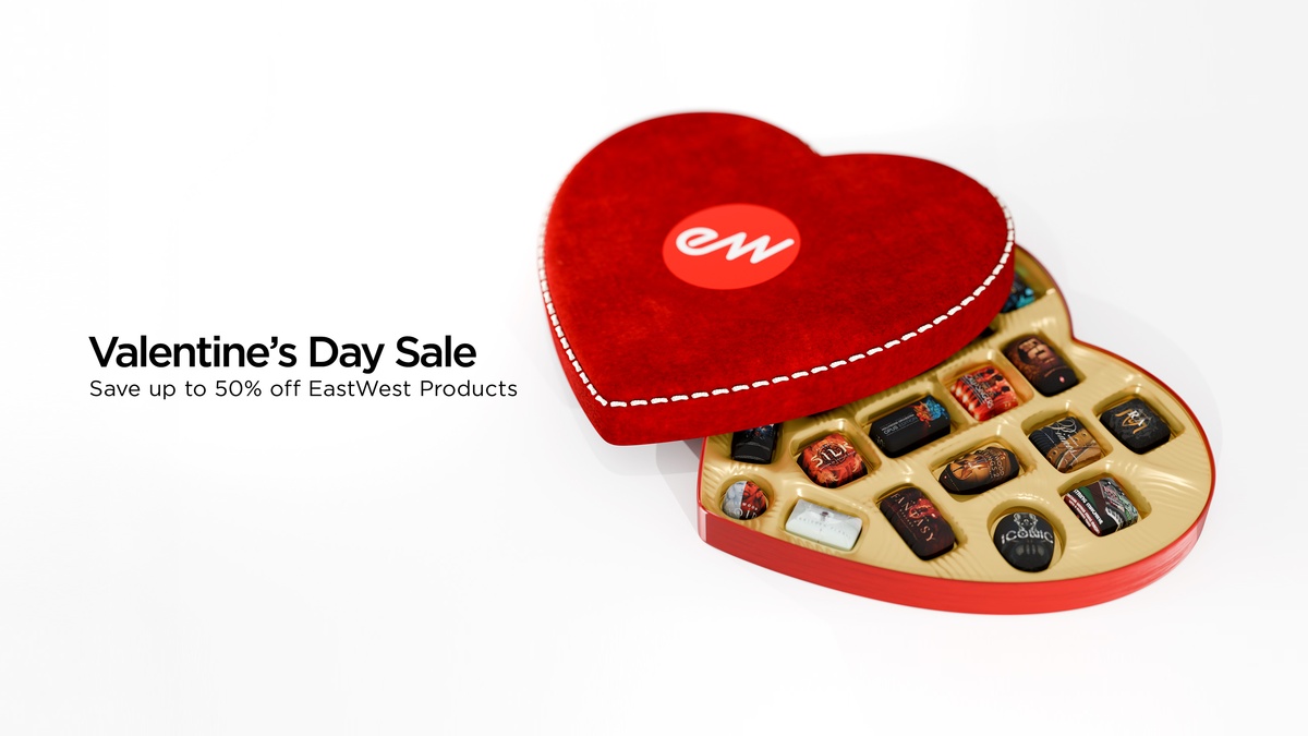 EastWest Valentine’s Day Deals: Save up to 50% on virtual instruments