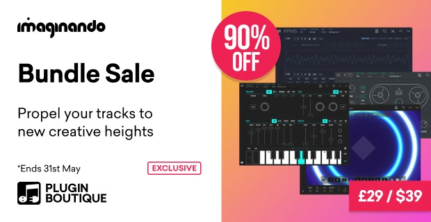 Save 90% on Imaginando’s synths, tape delay and visual synthesizer