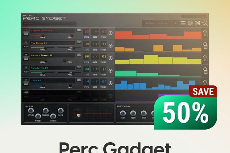 Save 50% on Perc Gadget rhythm generator by New Nation Software