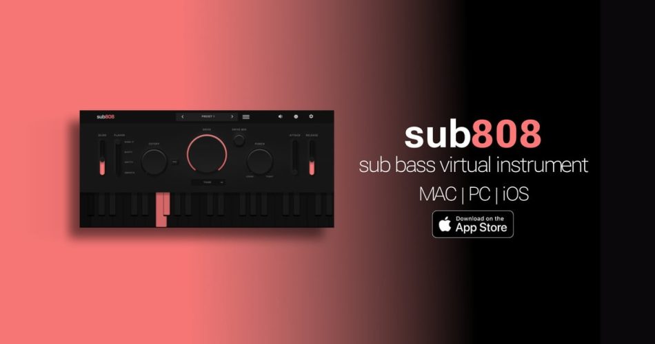 OSC Audio launches sub808 virtual instrument for desktop & iOS