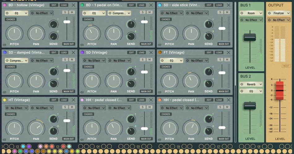 Klevgrand releases OneShot drum sampler and percussive workstation