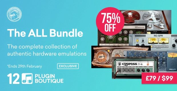 Black Rooster Audio ALL Bundle: 25 plugins on sale for $99 USD!