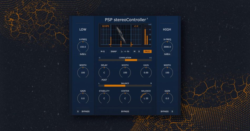 Save 75% on PSP stereoController2 effect plugin by PSP Audioware