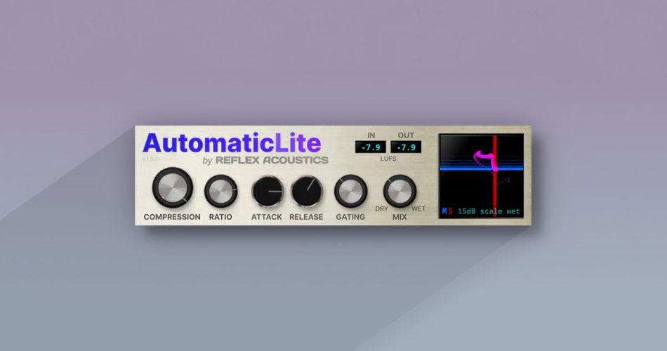 Reflex Acoustics releases AutomaticLite free compressor with automatic gain-staging