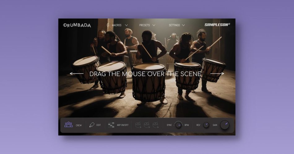 Sampleson launches Drumbada cinematic drum engine at intro offer