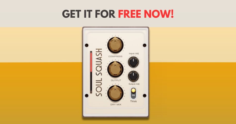 FREE: Soul Squash vintage compressor by Tone Empire (limited time)