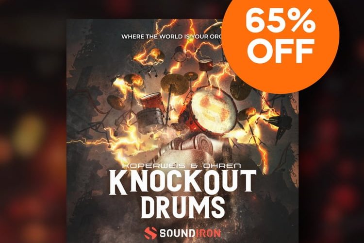 Save 65% on Knockout Drums for Kontakt by Soundiron