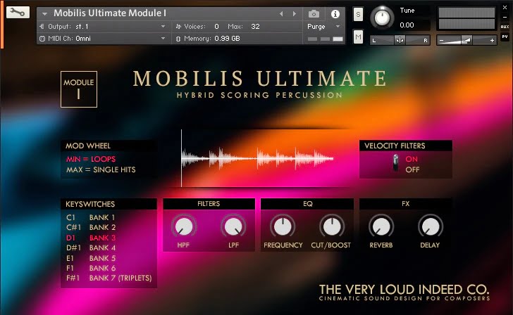 The Very Loud Indeed Co. releases Mobilis Ultimate: Hybrid Scoring Percussion