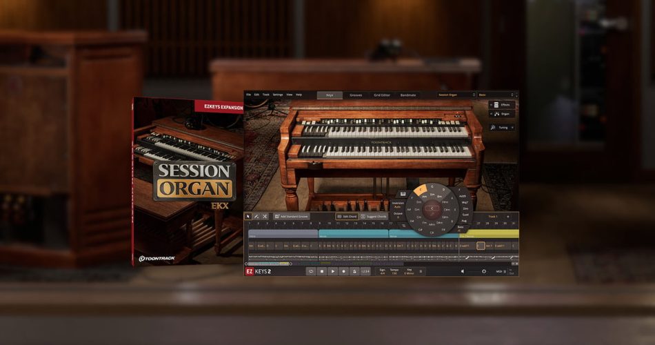 Toontrack releases Session Organ EKX expansion for EZkeys 2