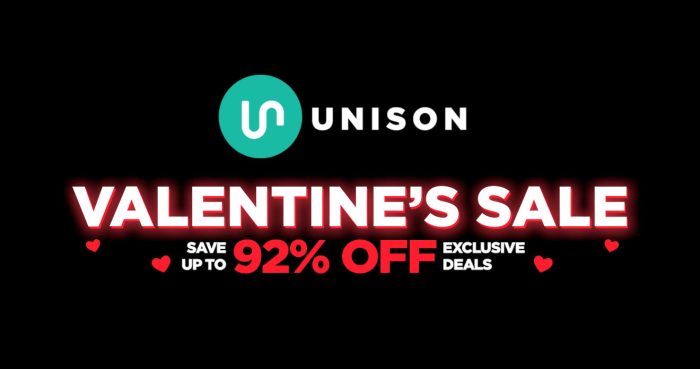 Unison Valentines Sale 92 OFF