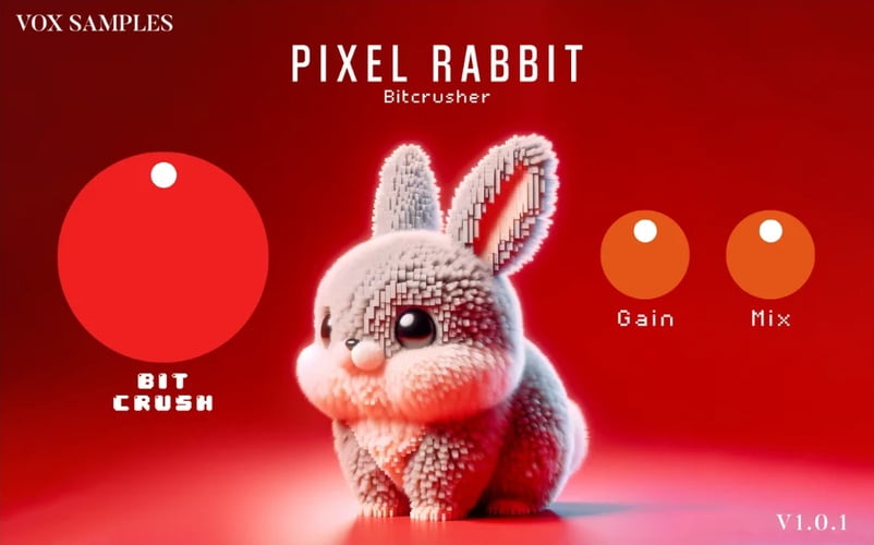 Vox Samples releases Pixel Rabbit free bitcrusher effect plugin