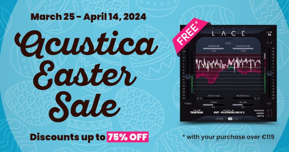 Easter Sale: Save up to 75% on Acustica Audio plugins