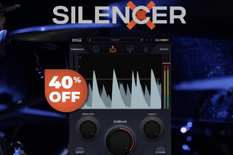 Silencer cymbal bleed reducer by Black Salt Audio on sale for $29 USD