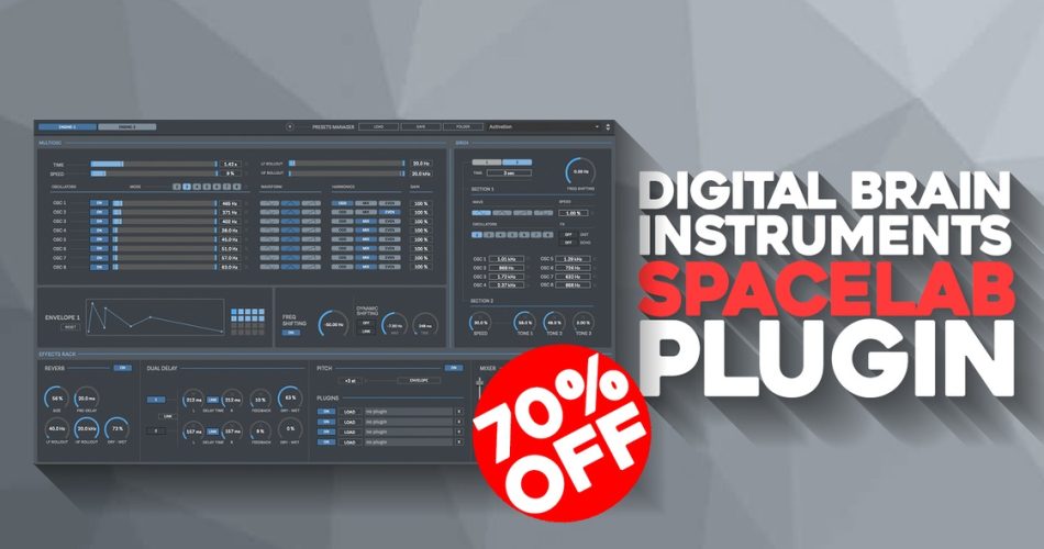 Save 70% on Spacelab sound generator by Digital Brain Instruments