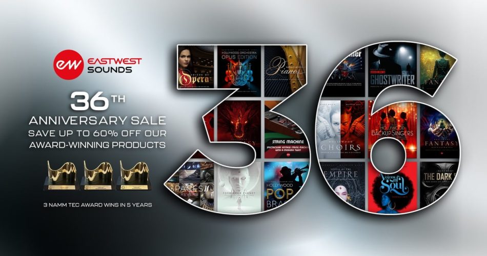 EastWest celebrates 36th Anniversary with up to 60% OFF