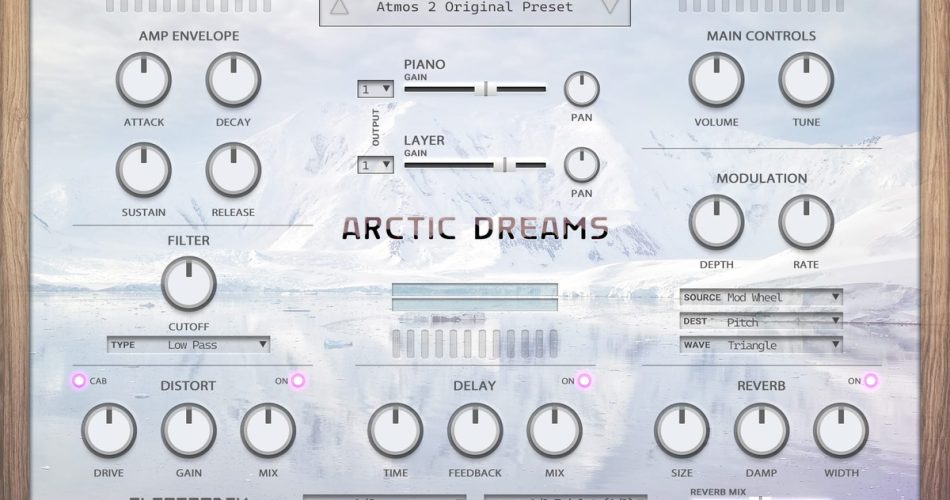 Arctic Dreams dual-layered piano soundscapes by Electronik Sound Lab