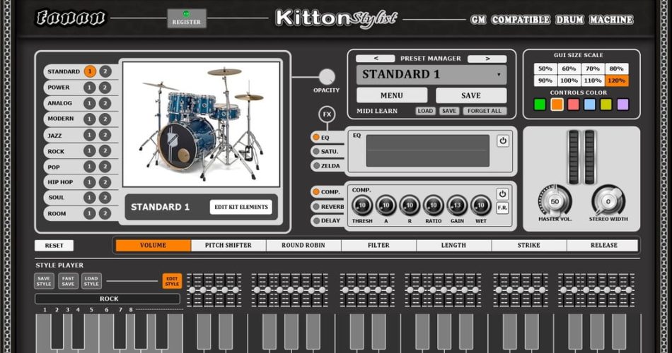 Fanan releases Kitton Stylist virtual drum machine for Windows