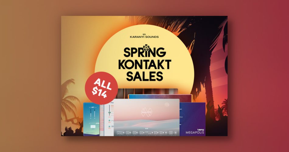 Karanyi Sounds Spring Kontakt Sale: Get instruments for $14 USD