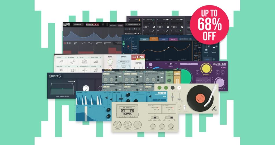 Klevgrand Manufacturer Sale: Save up to 68% on instruments & effects