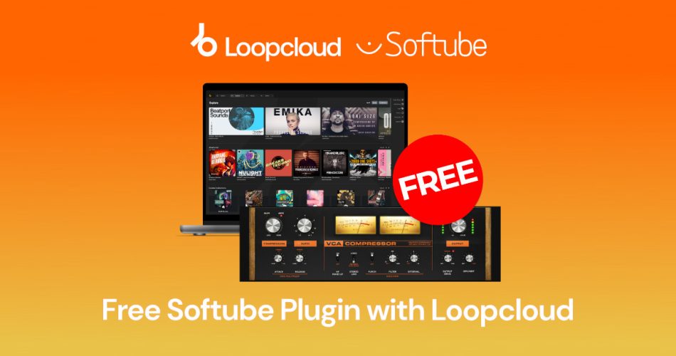 FREE with Loopcloud: VCA Compressor effect plugin by Softube