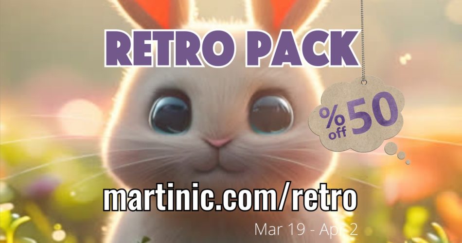 Easter Sale: Save 50% on Martinic Retro Pack plugins bundle