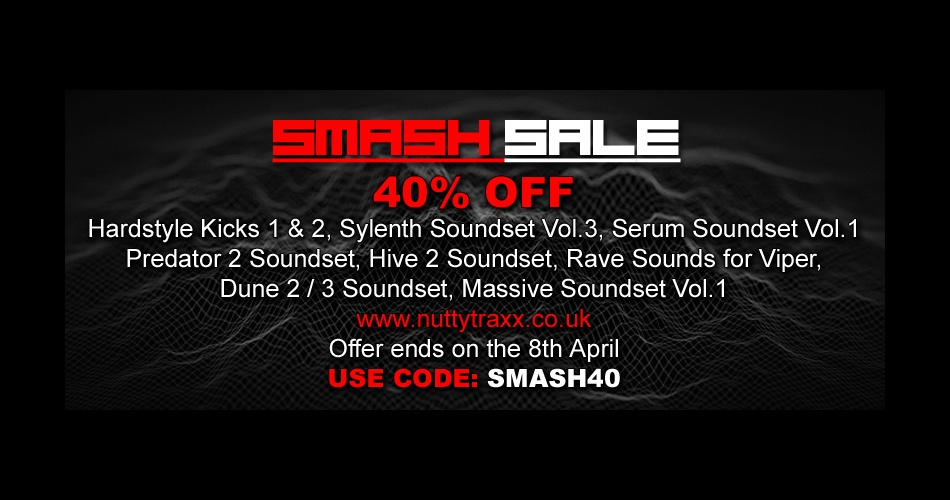 Nutty Traxx Smash Sale: Save 40% on selected sound packs