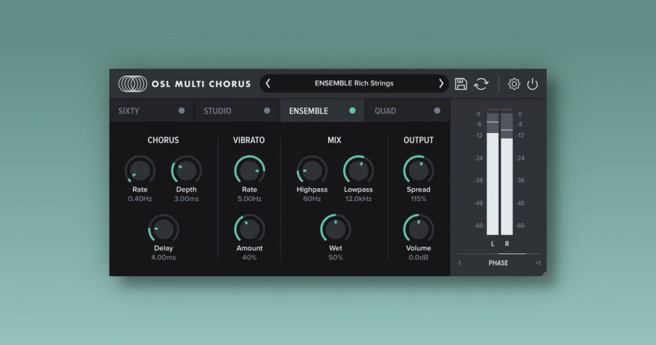 Oblivion Sound Lab releases OSL Multi Chorus effect plugin
