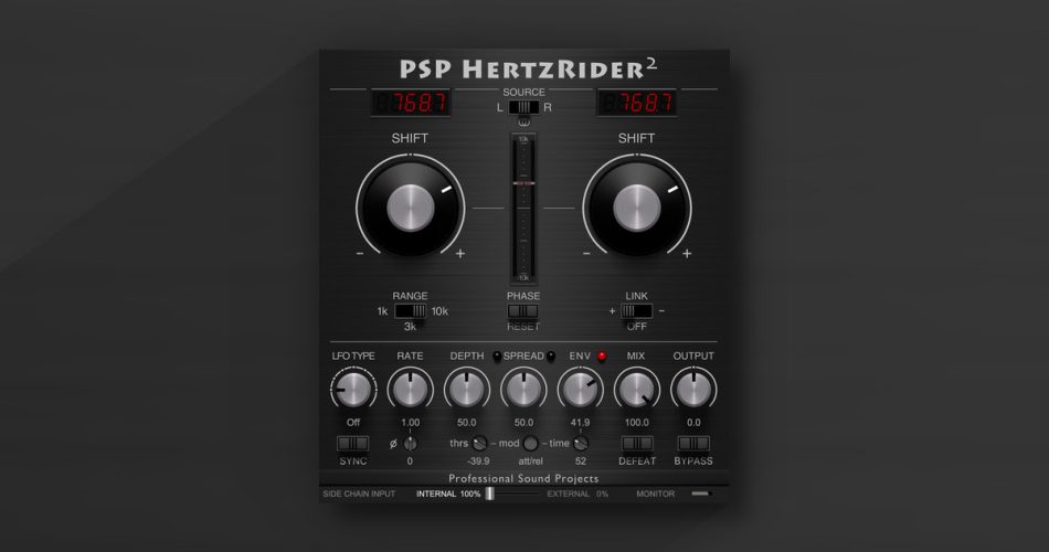 PSP HertzRider2 frequency shifter plugin on sale for $35 USD
