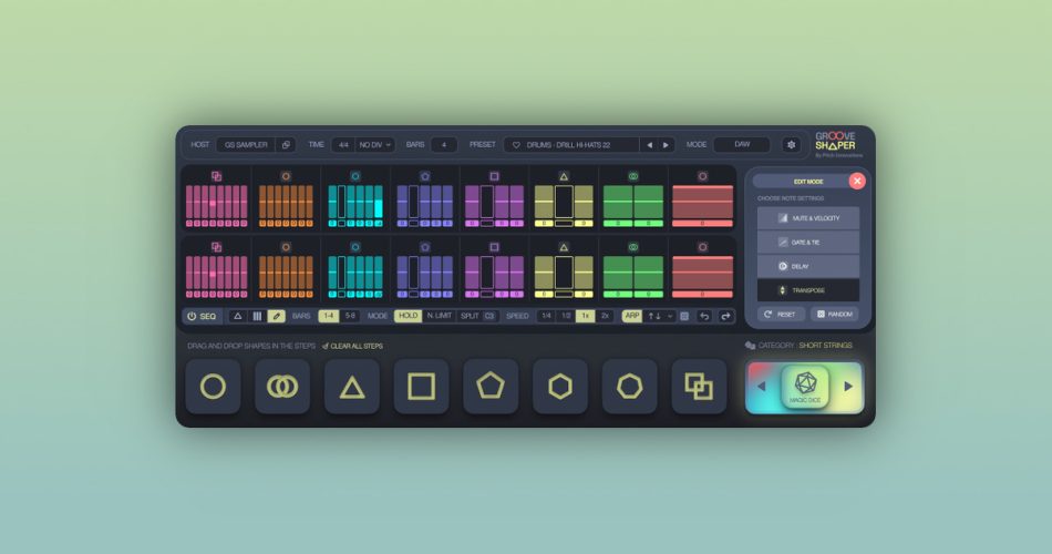 Pitch Innovations updates Groove Shaper creative sequencer to v1.1