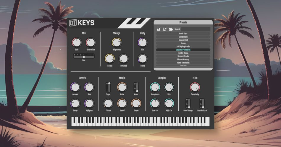 Punk Labs releases OneTrick KEYS virtual piano instrument