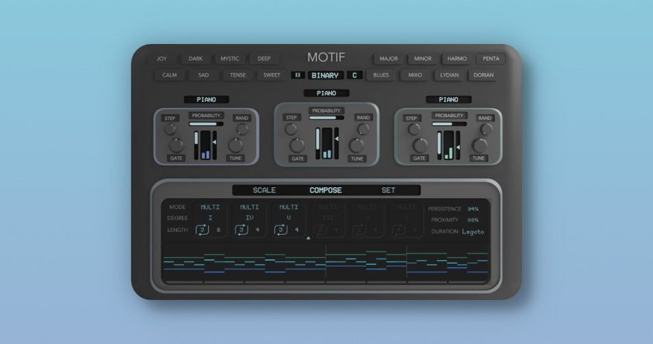 Rast Sound updates Motif generative music assistant plugin to v1.5