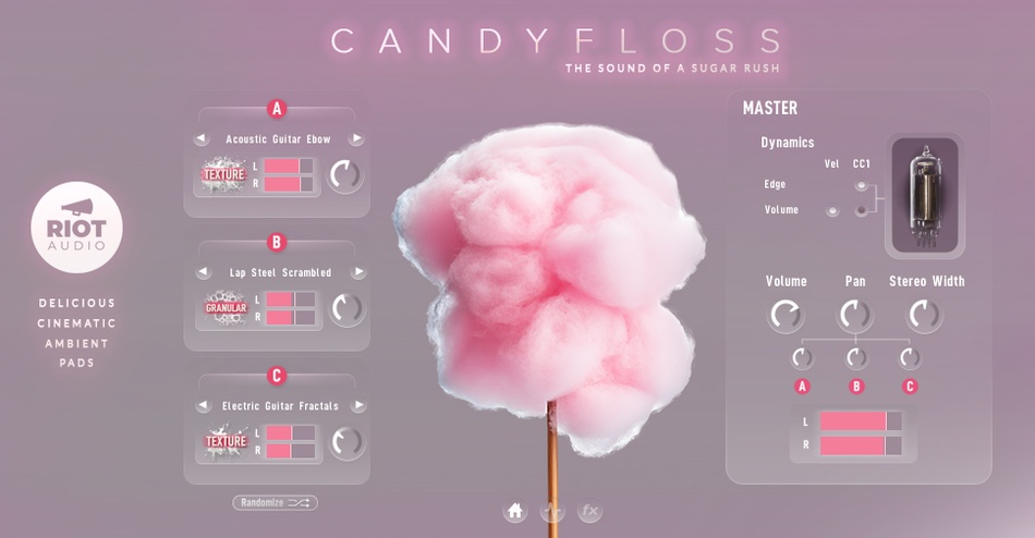 Riot Audio launches Candyfloss cinematic ambient pads for Kontakt