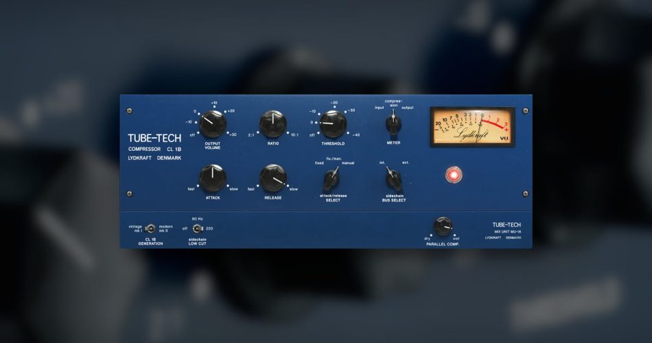 Save 40% on Tube-Tech CL 1B Mk II vocal compressor by Softube