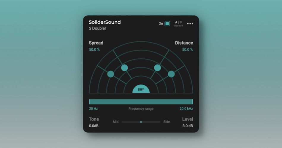 Add depth and width with S Doubler free effect plugin by SoliderSound