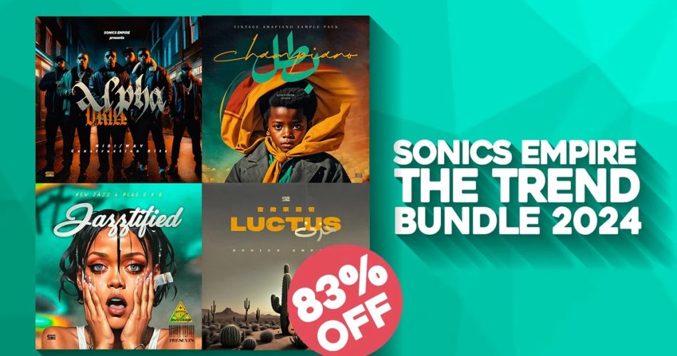 Save 83% on The Trend Bundle 2024 by Sonics Empire