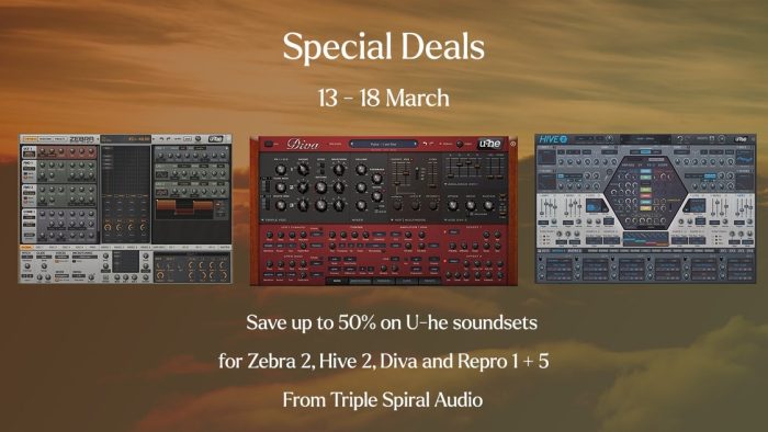 Triple Spiral Audio u he soundsets sale