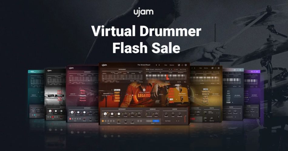 UJAM launches Virtual Drummer Flash Sale with up to 70% OFF