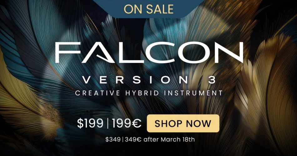 Falcon 3 virtual instrument by UVI on sale for $199 USD!