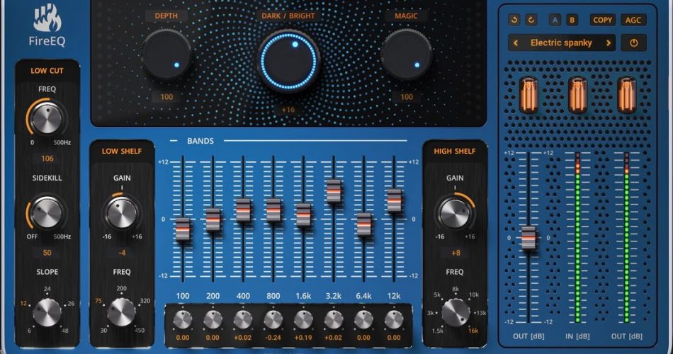 United Plugins launches FireEQ equalizer effect by FireSonic