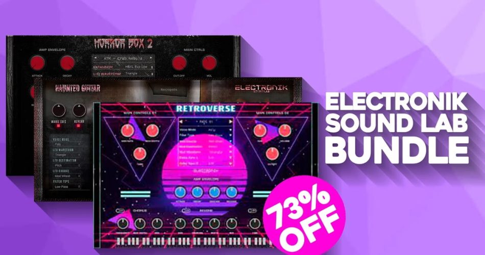 Electronik Sound Lab Bundle: 3 instrument plugins for $19 USD