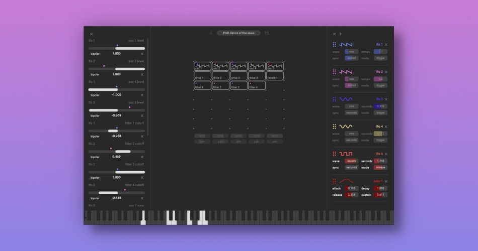 Blocks free modular synthesizer instrument by soonth