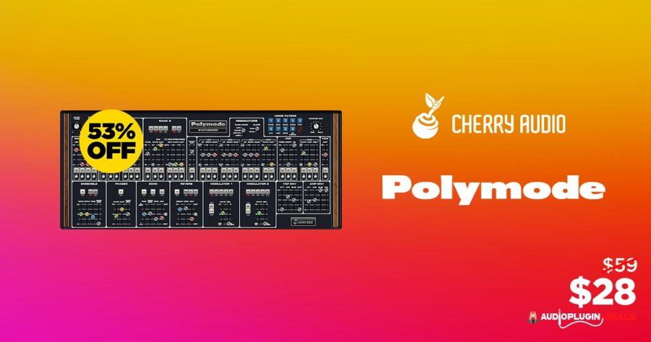 Cherry Audio Polymode synth inspired by Polymoog on sale for  USD