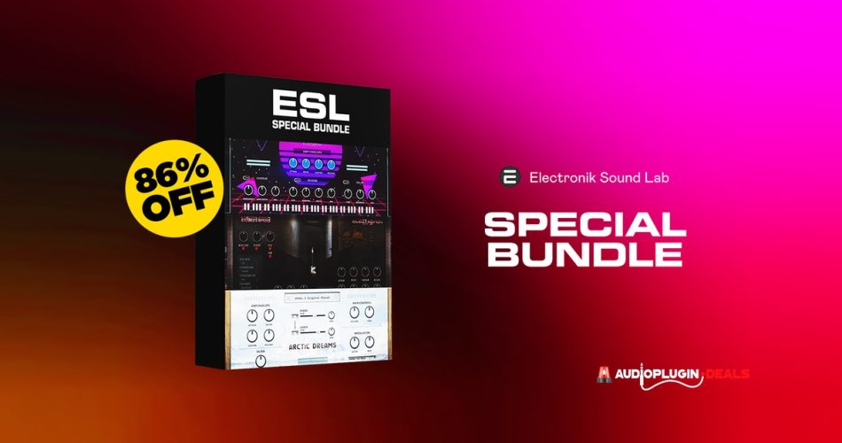 Save 86% on bundle of 7 instrument plugins by Electronik Sound Lab