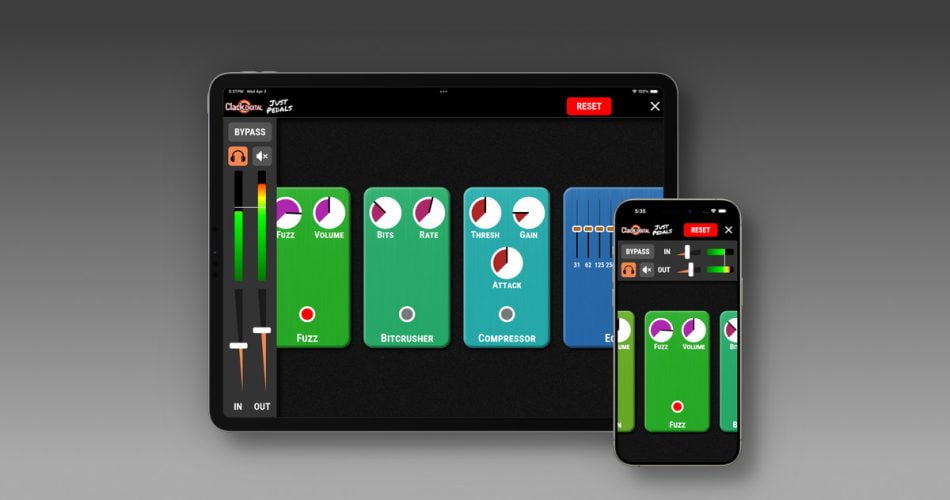 Just Pedal for iOS: Free effects processor for guitar & bass