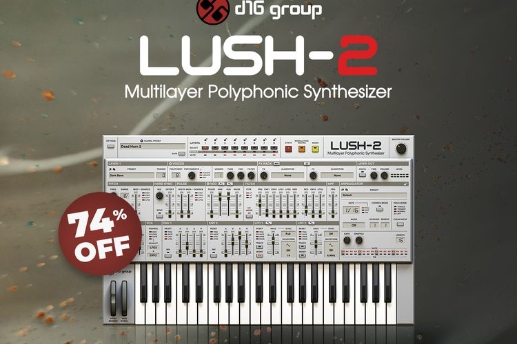 LuSH-2 synthesizer plugin by D16 Group on sale for  USD