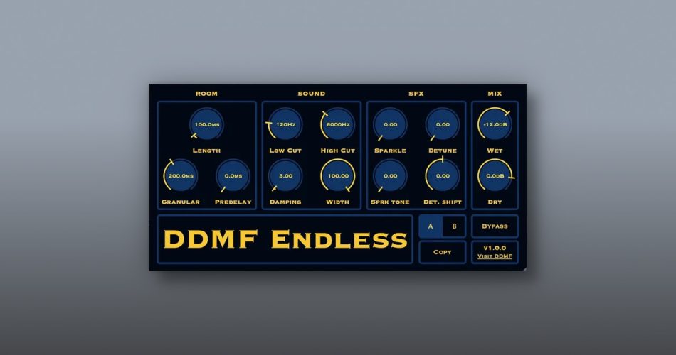 DDMF releases Endless free reverb effect plugin