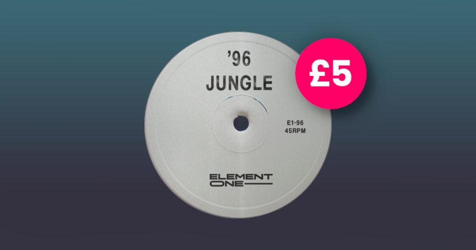 Save 75% on ’96 Jungle sample pack by Element One
